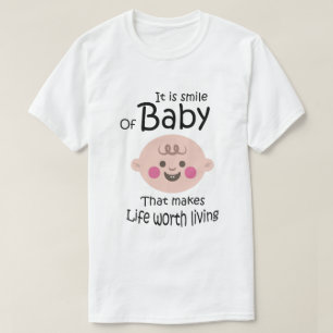 Stilvolles Gesicht und Baby-Geschenkgestaltung T-Shirt