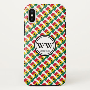 Stilvolles GHANA-Monogramm Reiches Leben Johannes Case-Mate iPhone Hülle