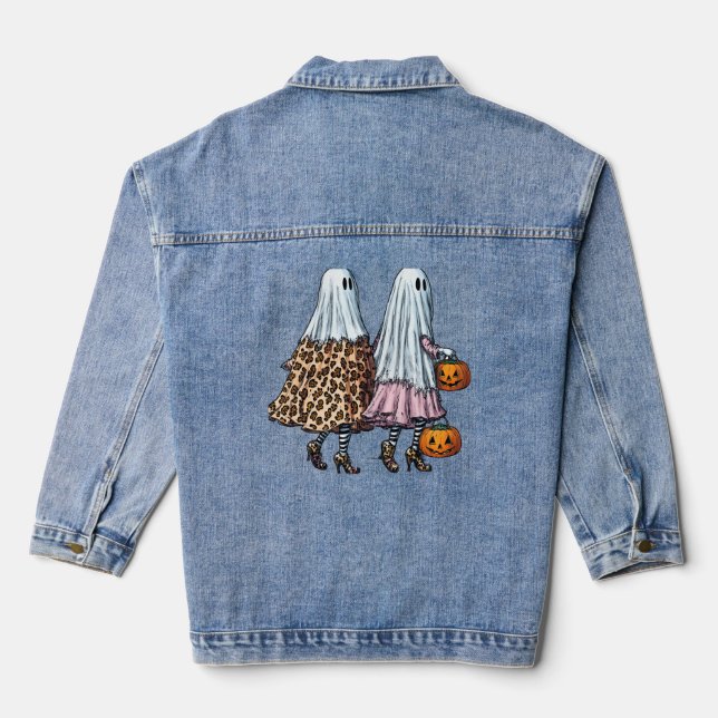 Stilvolles Ghost Duo Jeansjacke (Rückseite)