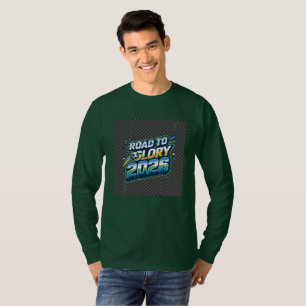 Stilvolles Grafik-Langarm-Shirt T-Shirt