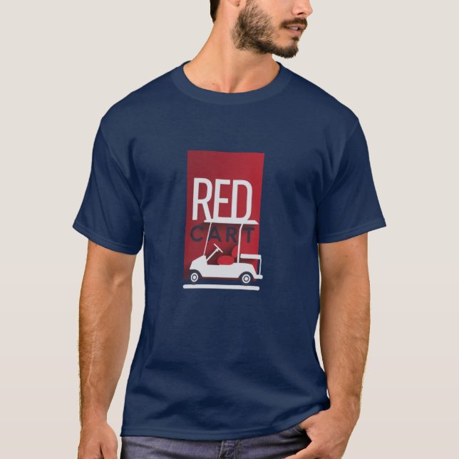 Stilvolles grafisches T-Shirt für Golfliebhaber (Vorderseite)