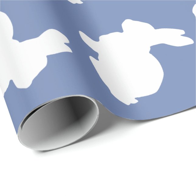 Stilvolles Häschen-Packpapier Geschenkpapier (Rolleneckpunkt)