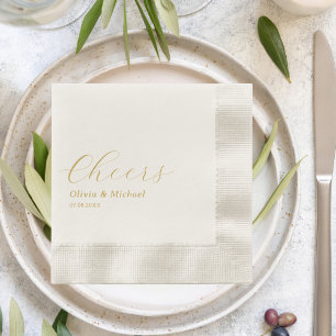 Stilvolles Hochzeitsessen für Proben nach Maß Serviette
