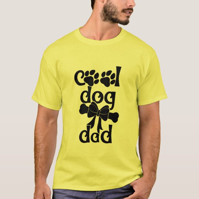 Stilvolles Hund Vater Shirt - Trendy Pet Lovers T- (Vorderseite)