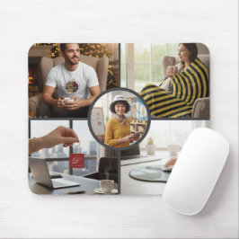Stilvolles individuelles fünf-Foto-Mauspad Mousepad