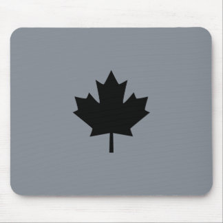 Stilvolles kanadisches schwarzes Ahornblatt Mousepad
