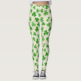 Stilvolles Kleeblatt Leggings