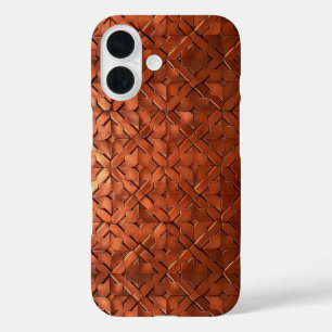 Stilvolles Kupferfliesen-Design: Erhöhen Sie Ihr iPhone 16 Hülle