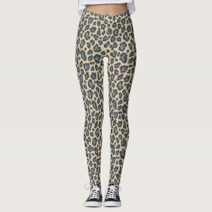 Stilvolles Leopard-Druckmuster Leggings