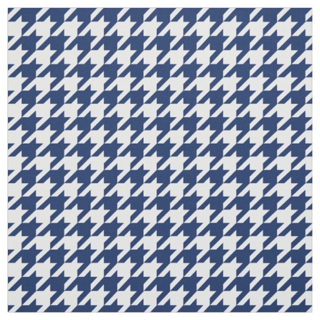 Stilvolles Marine-Blau-und Stoff (Muster)