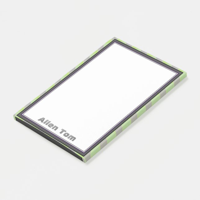 Stilvolles Maskulindesign Post-it Klebezettel (angewinkelt)