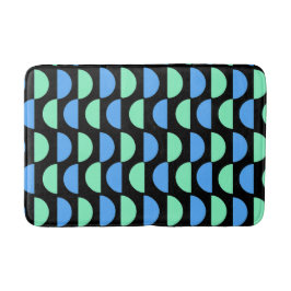 Stilvolles Mid-Mod-geometrisches Muster Badematte