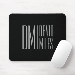 Stilvolles, minimales und modernes graues Anfangsb Mousepad