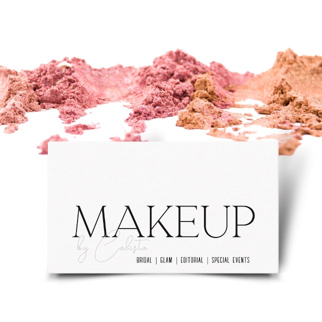 Stilvolles minimalistisches Grafik-Makeup mit "Ihr Visitenkarte (Von Creator hochgeladen)