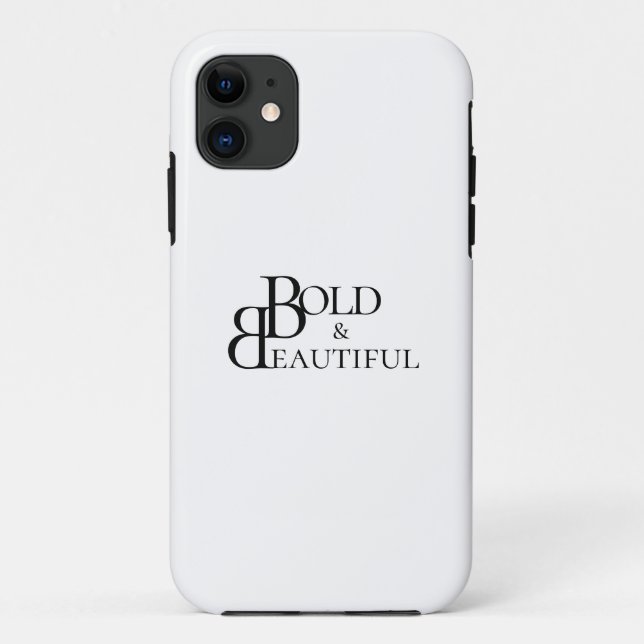 Stilvolles Mit Monogramm Letterdesign Case-Mate iPhone Hülle (Rückseite)