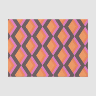 Stilvolles Mod-Muster aus dem Mittelalter in Rosa  Seidenpapier