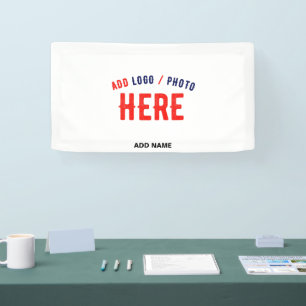 STILVOLLES MODERNES ANPASSBARES WEIßES VERIFIZIERT BANNER