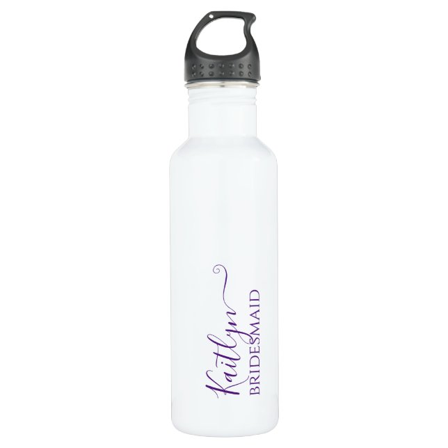 Stilvolles, modernes Bridesmaid-Geschenk | PERSONA Edelstahlflasche (Vorderseite)
