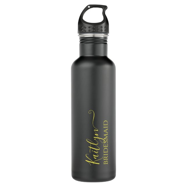Stilvolles, modernes Bridesmaid-Geschenk | PERSONA Edelstahlflasche (Vorderseite)