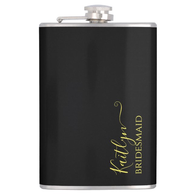 Stilvolles, modernes Bridesmaid-Geschenk | PERSONA Flachmann (Vorderseite)