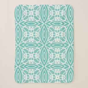 Stilvolles, modernes geometrisches Design Sherpadecke