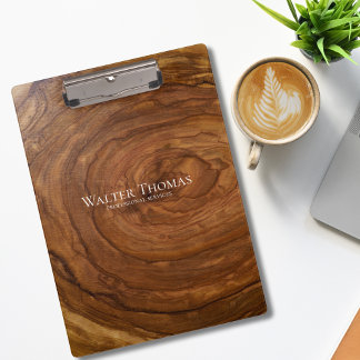 Stilvolles modernes Holz-Clipboard nach Maß Klemmbrett