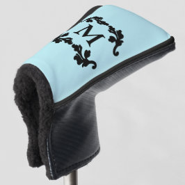 Stilvolles Monogramm-Damast-Motiv Golf Headcover