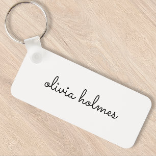 Stilvolles Monogramm   Modernes Minimalistisches W Schlüsselanhänger