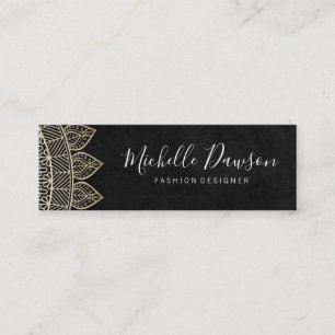 Stilvolles Muster Vintag Mini Visitenkarte