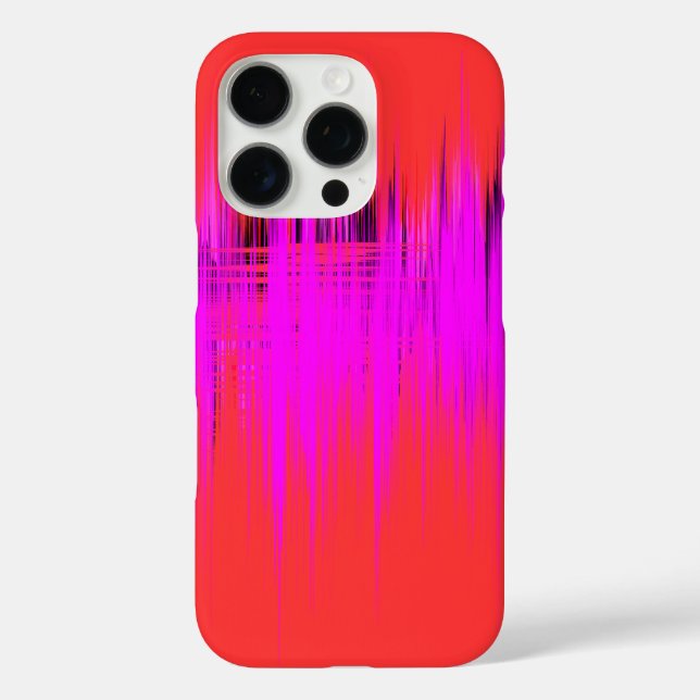 Stilvolles Musterdesign iPhone 16 Pro Hülle (Rückseite)