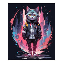 Stilvolles Niedliches Cat Design