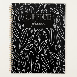 Stilvolles Office l Business Schwarz-weiß Planer