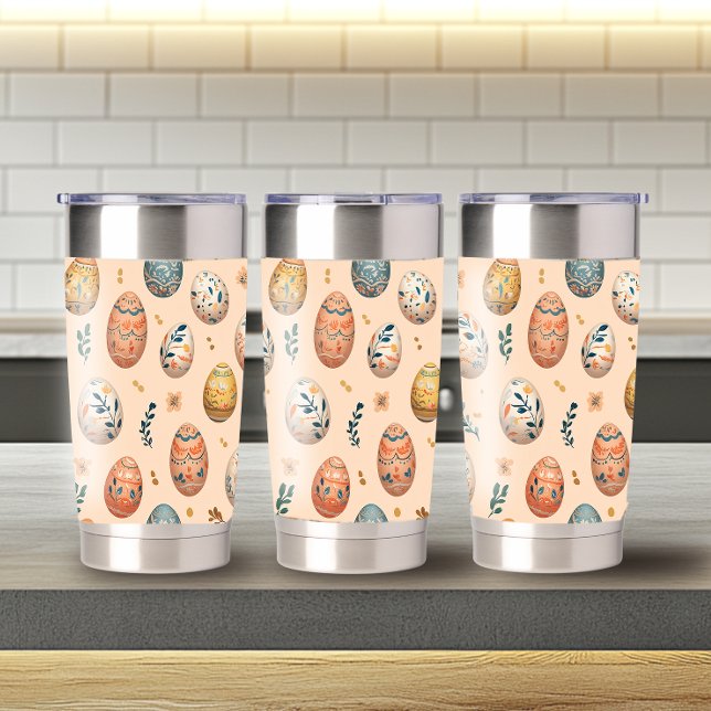 Stilvolles Ostermuster 20oz Thermal Tumbler Thermobecher (Von Creator hochgeladen)