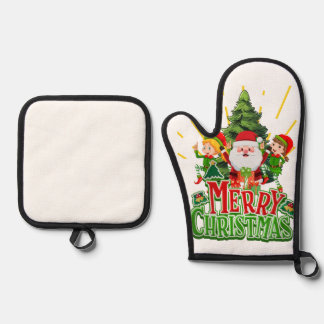 "Stilvolles Oven Mitts & Pot Holders Set - Einziga
