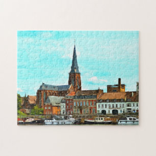 Stilvolles Panorama von Maastricht