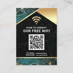 Stilvolles Personalisiertes QR-Code Visitenkarte