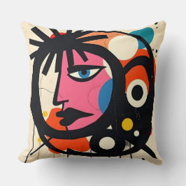 Stilvolles Pop Art Design Kissen