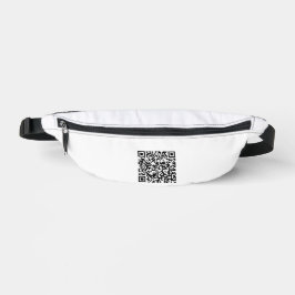 Stilvolles QR Code Fanny Pack für Promo-Anwendung Bauchtasche