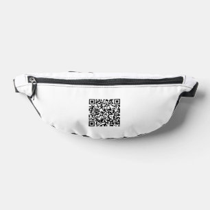 Stilvolles QR Code Fanny Pack für Promo-Anwendung Bauchtasche