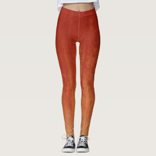 Stilvolles Red Ombre Muster Leggings