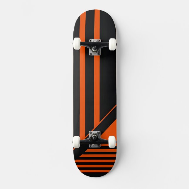 Stilvolles Retro-Grafik-Design Skateboard (Vorderseite)