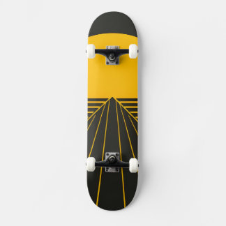 Stilvolles Retro-Grafik-Design Skateboard