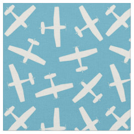 Stilvolles Schlichtes Muster Retro Blau Stoff