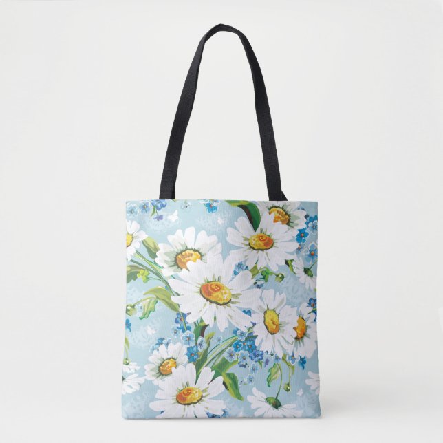 Stilvolles schönes helles Blumenmuster 2 Tasche (Vorderseite)
