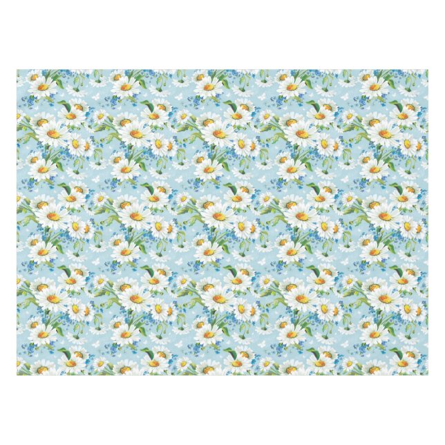Stilvolles schönes helles Blumenmuster 2 Tischdecke (Vorderseite (Horizontal))