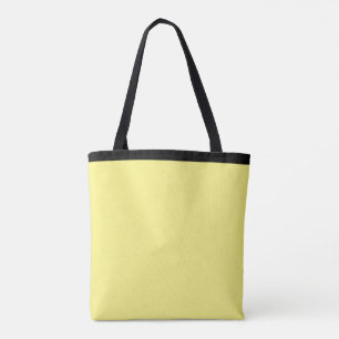 Stilvolles Schwarz-Gelb-Oval-Muster Tasche