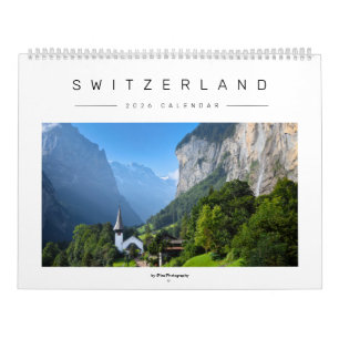 Stilvolles Schweizer Landschafts- und Naturfoto 20 Kalender