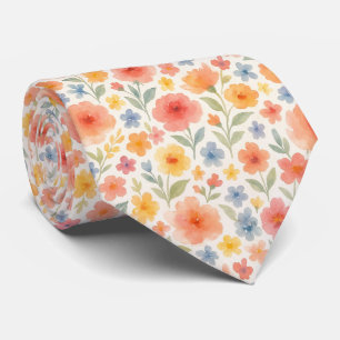 Stilvolles Shabby-Chic-französisches Blumenkunstmu Krawatte