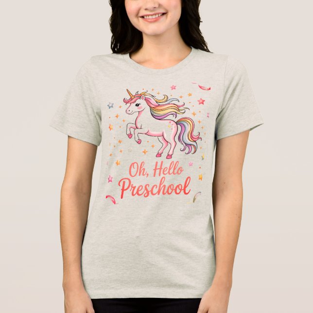 Stilvolles Shirt für Frauen zurück in die Schule (Vorderseite)