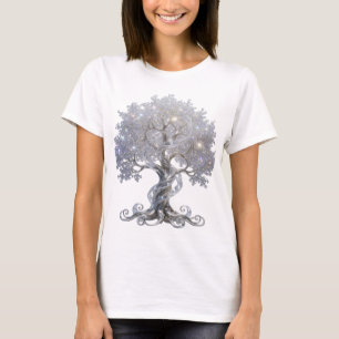 Stilvolles Silber ABSTRACT ART Design T-Shirt